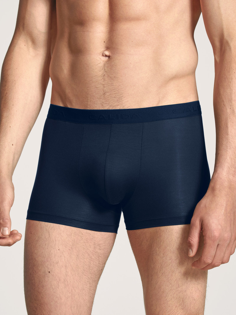 Calida Circular Day Boxer Brief, Cradle To Cradle Certified® Unterwäsche Herren Blau | 54769-ZLKX