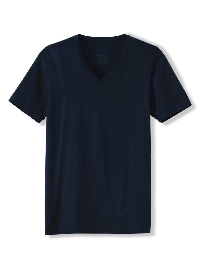 Calida Circular Day T-shirt, Cradle To Cradle Certified® Loungewear Herren Blau | 34601-XVIK