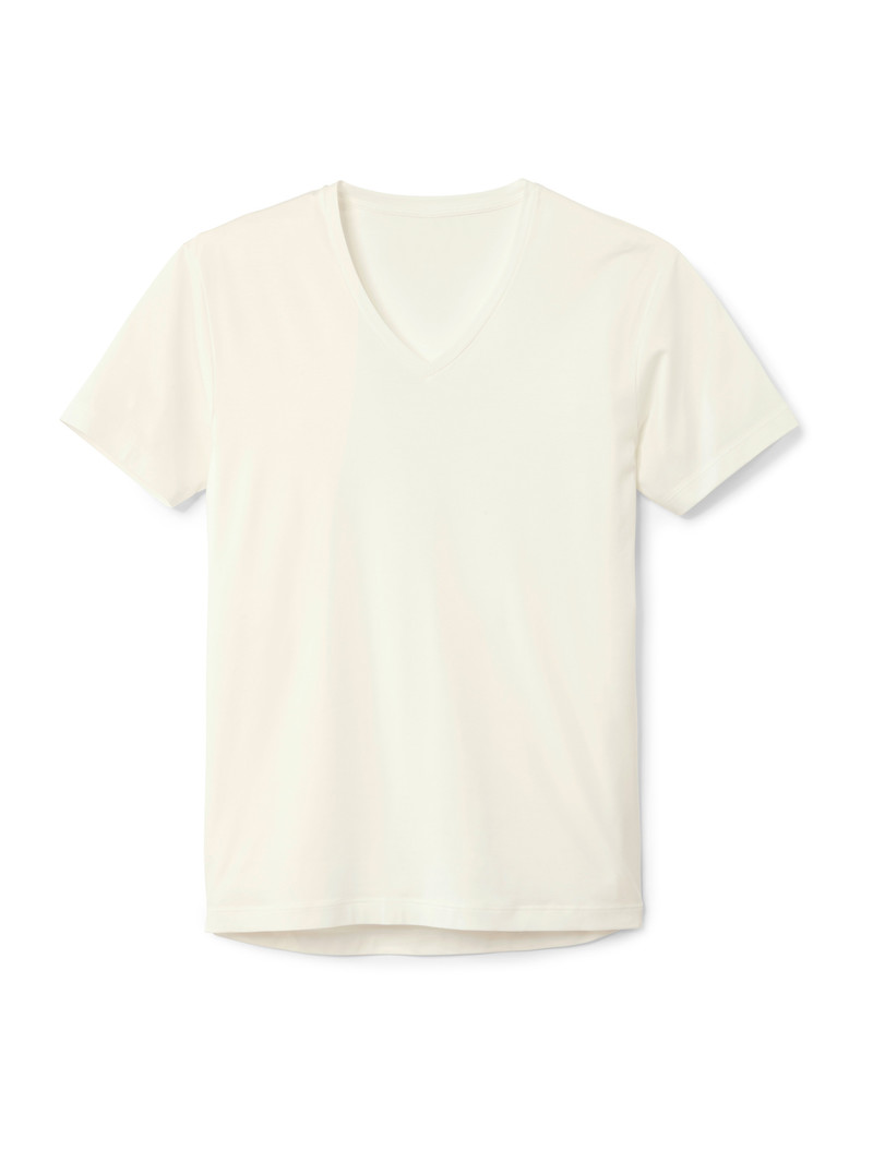 Calida Circular Day T-shirt, Cradle To Cradle Certified® Loungewear Herren Weiß | 39514-YMKZ