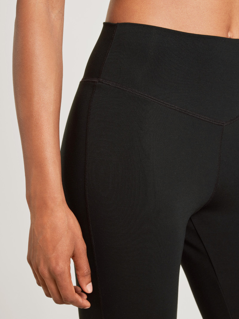 Calida Circular Lounge Leggings, Cradle To Cradle Certified® Yoga Damen Schwarz | 21837-XRKQ