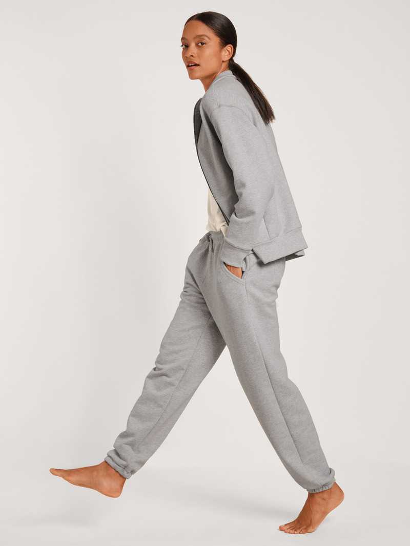 Calida Circular Lounge Pants With Cuffs, Cradle To Cradle Certified® Yoga Damen Grau | 69147-YWIL