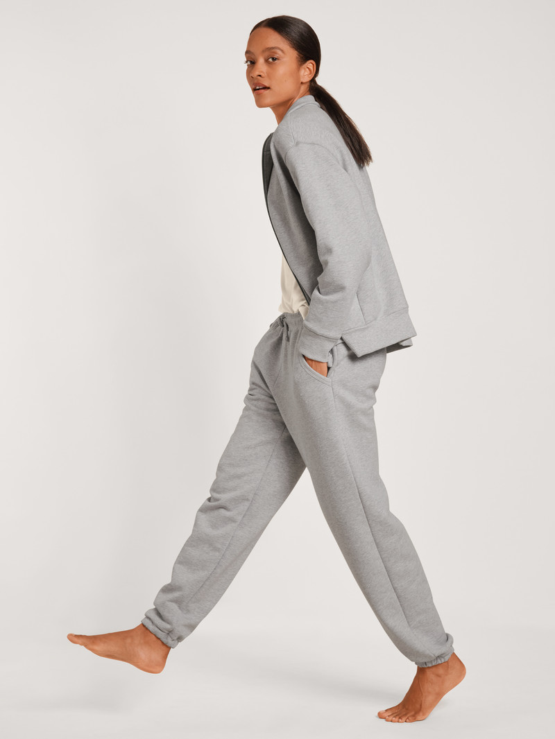 Calida Circular Lounge Pants With Cuffs, Cradle To Cradle Certified® Loungewear Damen Grau | 47825-IUGJ