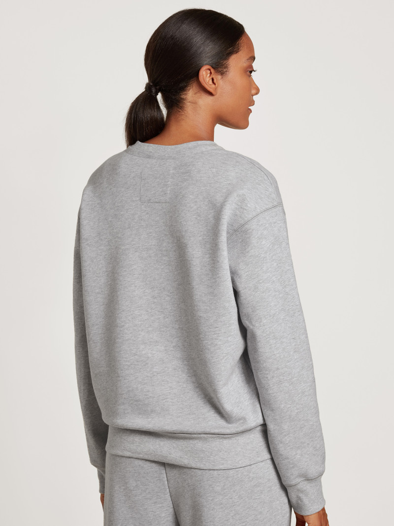 Calida Circular Lounge Sweatshirt, Cradle To Cradle Certified® Loungewear Damen Grau | 64190-IKSP