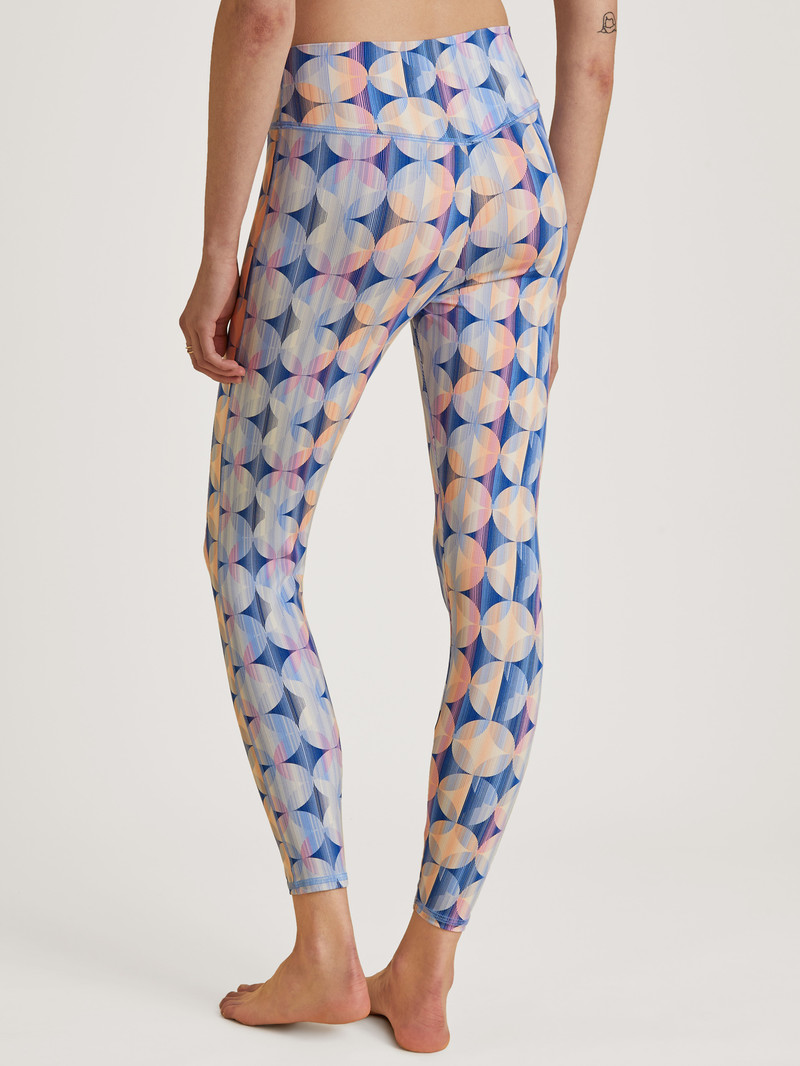 Calida Circular Relax Leggings, Cradle To Cradle Certified® Yoga Damen Blau | 37954-OELT