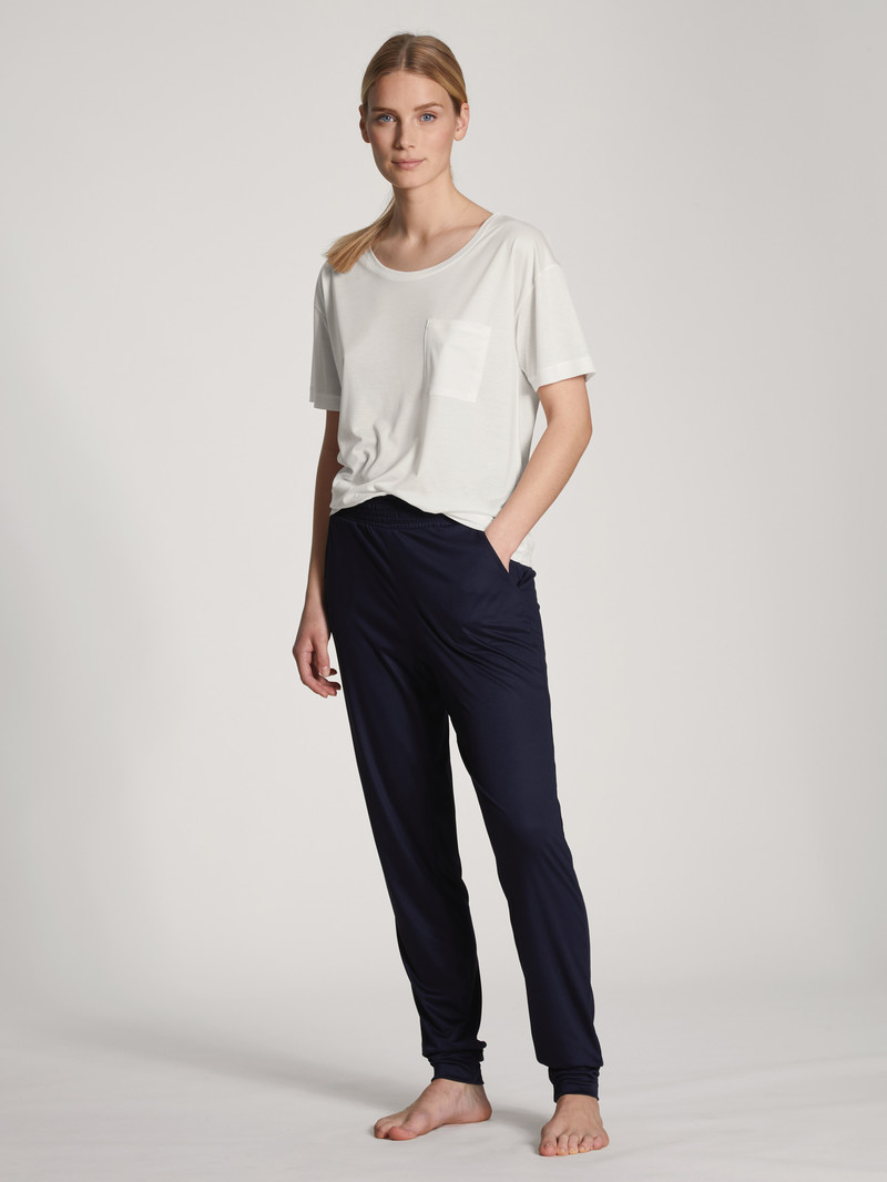 Calida Circular Sleep Pants Nachtwäsche Damen Dunkelblau | 42350-OPMS