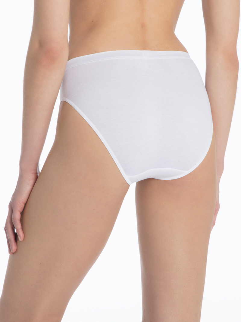 Calida Classic Light Mini Brief 2pk Unterwäsche Damen Weiß | 80769-NKTO