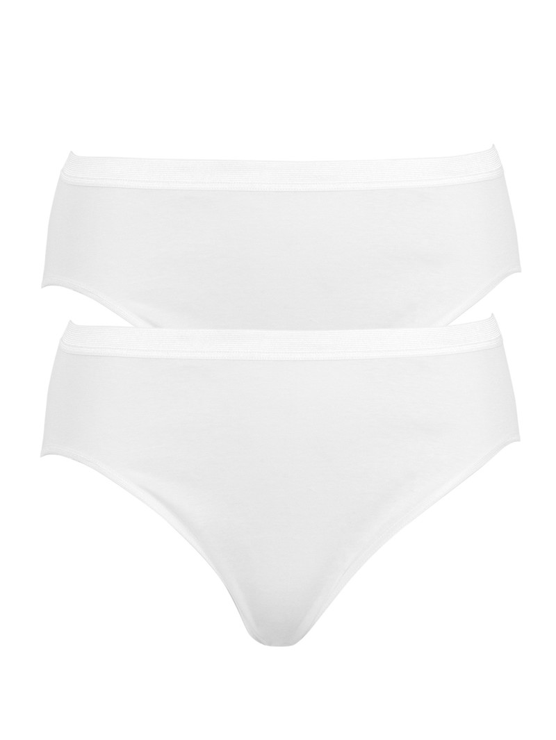 Calida Classic Light Mini Brief 2pk Unterwäsche Damen Weiß | 80769-NKTO