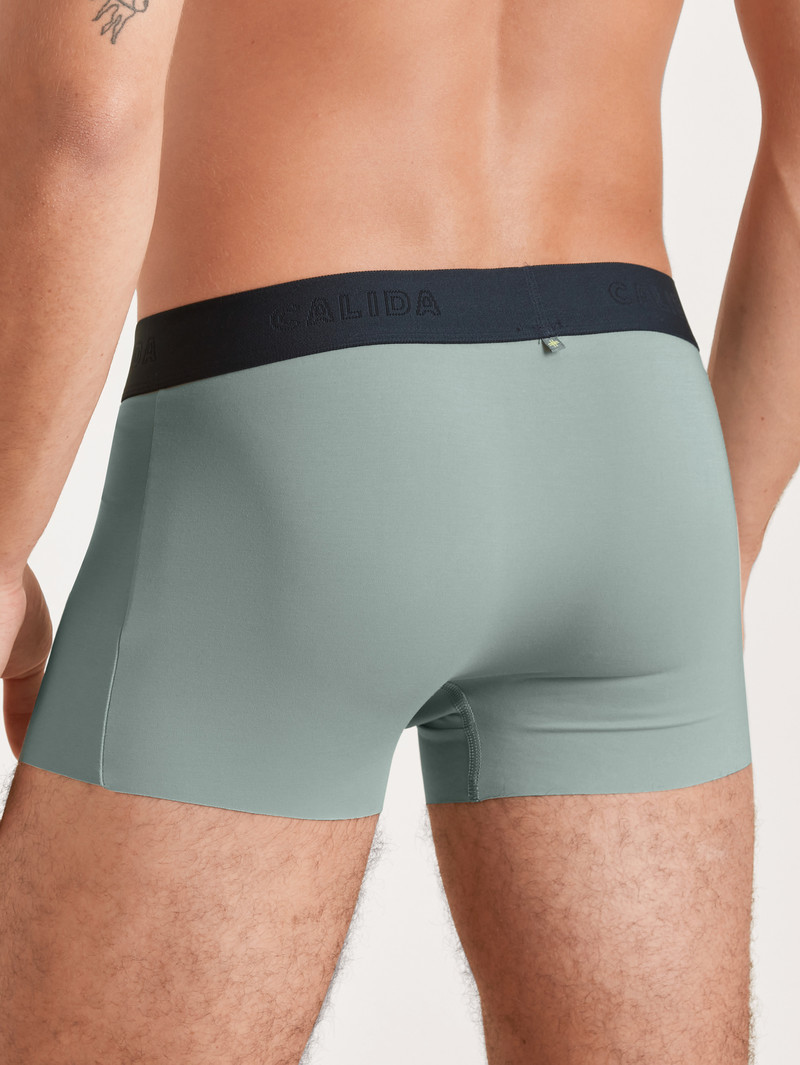 Calida Clean Line Boxer Brief With Elastic Waistband Unterwäsche Herren Grau | 86425-RBUG