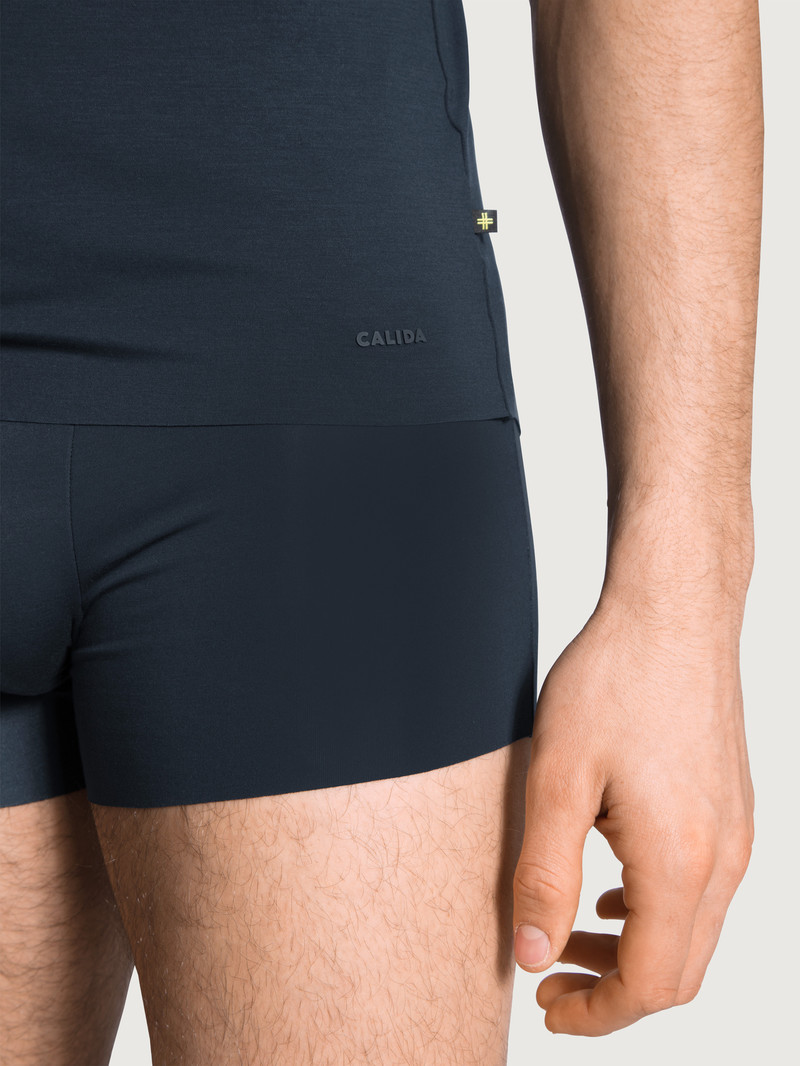 Calida Clean Line Boxer Brief With Elastic Waistband Unterwäsche Herren Dunkel | 97501-CYMW