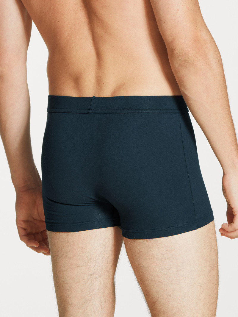 Calida Cotton Code Boxer Brief Unterwäsche Herren Dunkel | 17648-QTNC