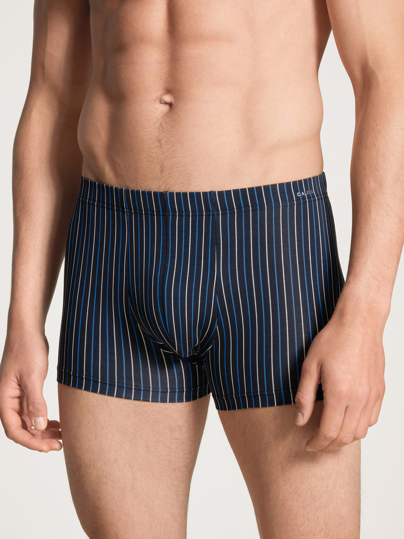 Calida Cotton Code Boxer Brief Unterwäsche Herren Schwarz | 61908-CAKH