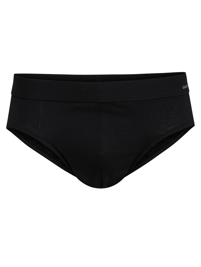 Calida Cotton Code Brief Unterwäsche Herren Schwarz | 76154-NLCS