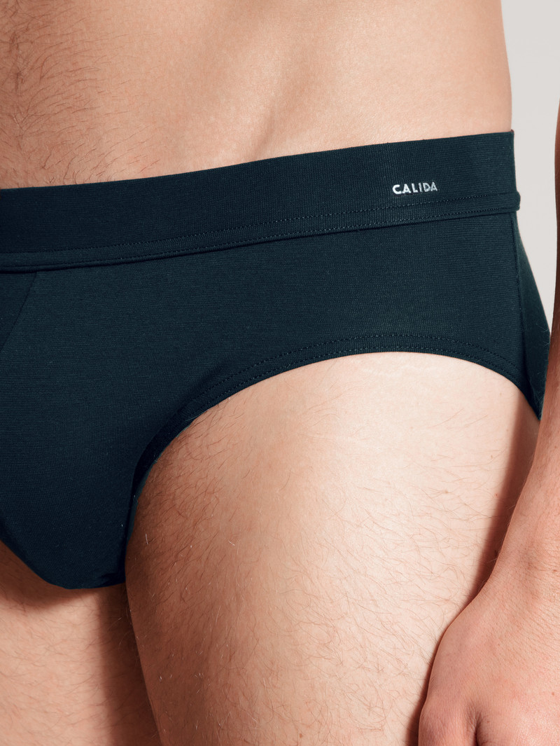 Calida Cotton Code Brief Unterwäsche Herren Dunkel | 82496-DOYJ