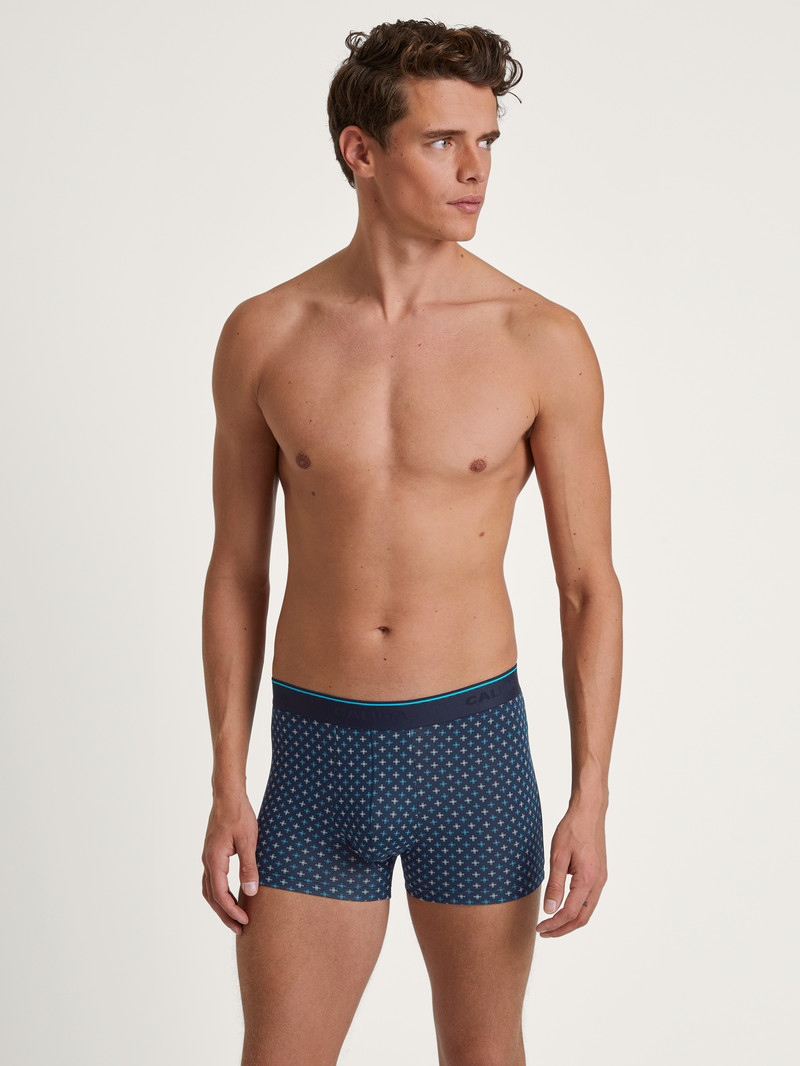 Calida Cotton Stretch Boxer Brief Unterwäsche Herren Dunkel | 36519-UTYB