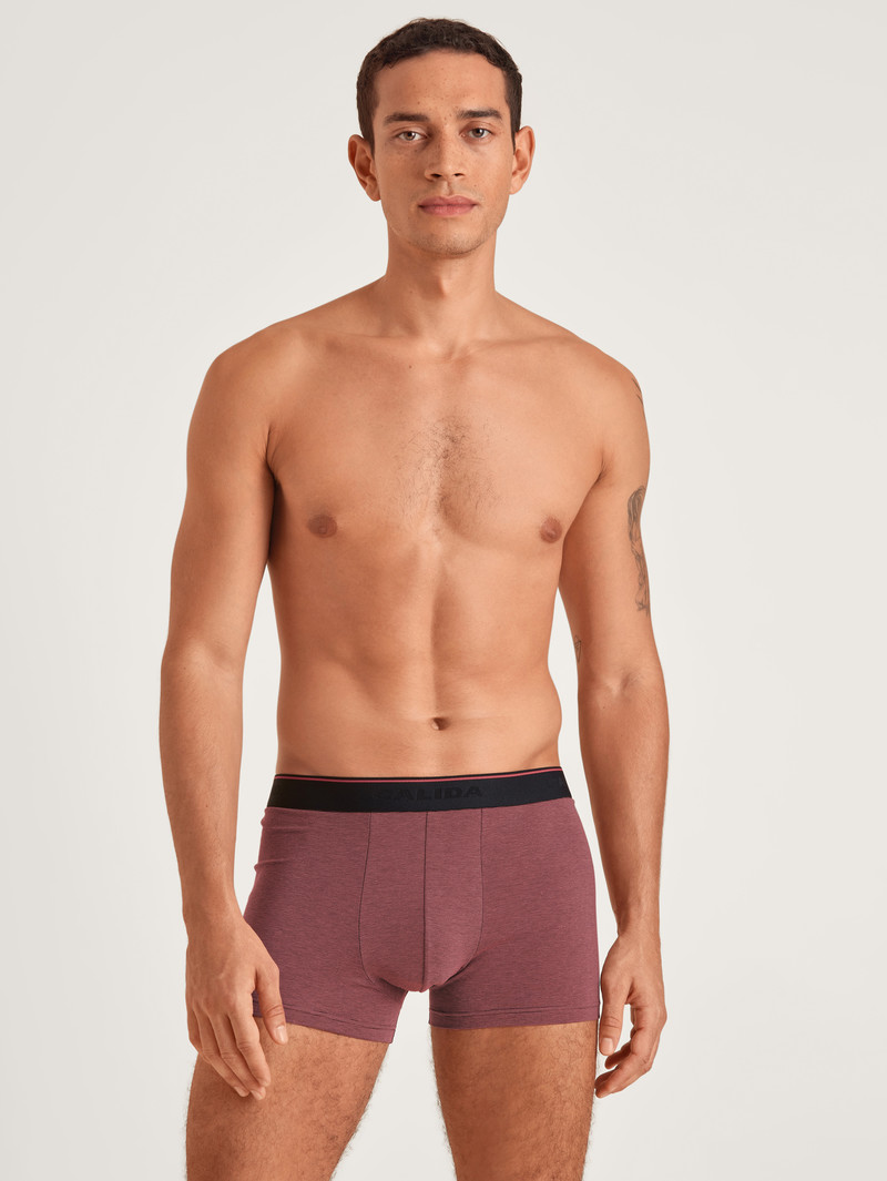 Calida Cotton Stretch Boxer Brief Unterwäsche Herren Rot | 21053-HWOJ