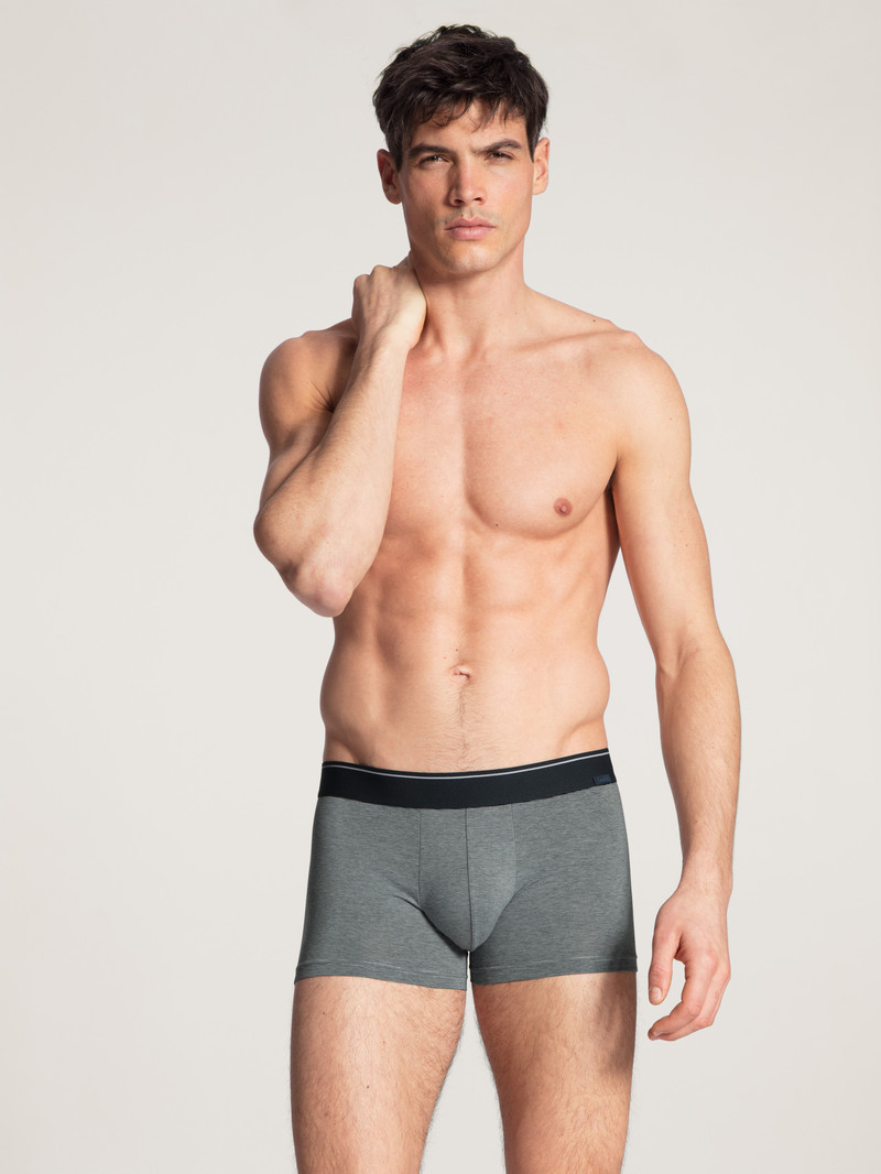 Calida Cotton Stretch Boxer Brief Unterwäsche Herren Fog | 40691-EMWU