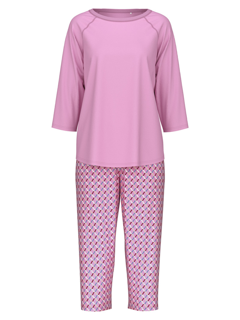 Calida Daylight Dreams 3/4 Pyjama Nachtwäsche Damen Rosa | 97236-XPKQ