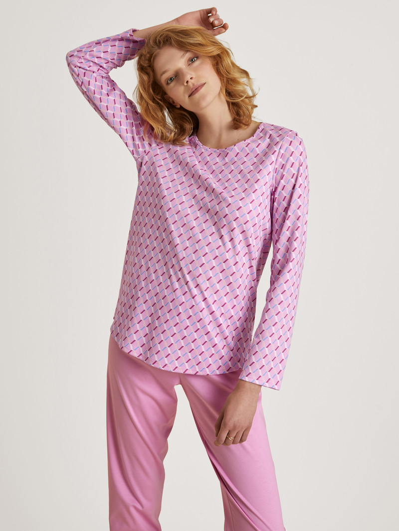 Calida Daylight Dreams Pyjama Nachtwäsche Damen Rosa | 76298-ZYVG