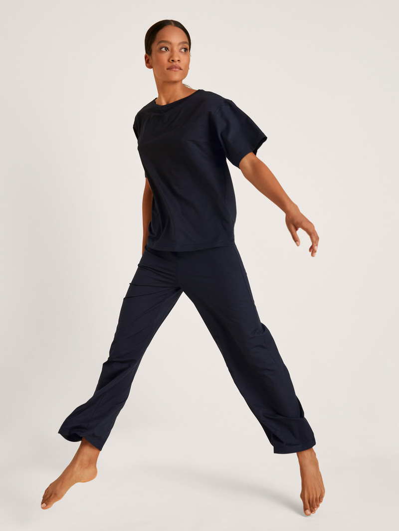 Calida Dsw Balancing Pants Deepsleepwear Damen Dunkelblau | 89104-NWUO