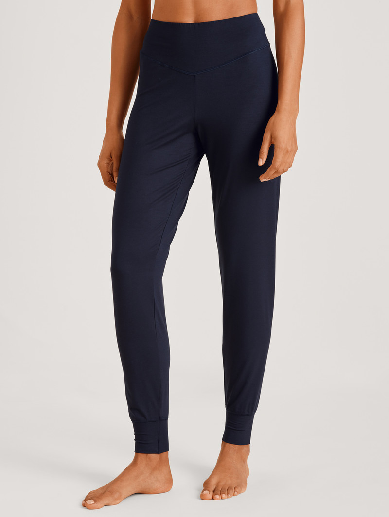 Calida Dsw Balancing Pants Nachtwäsche Damen Dunkelblau | 41298-WHAB