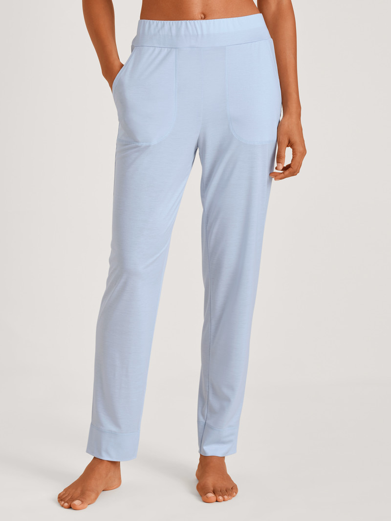 Calida Dsw Cooling Pants Deepsleepwear Damen Blau | 25468-XVJI