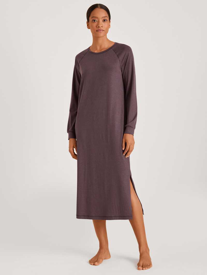 Calida Dsw Warming Nightdress Nachtwäsche Damen Soft Taupe | 16530-CIVY