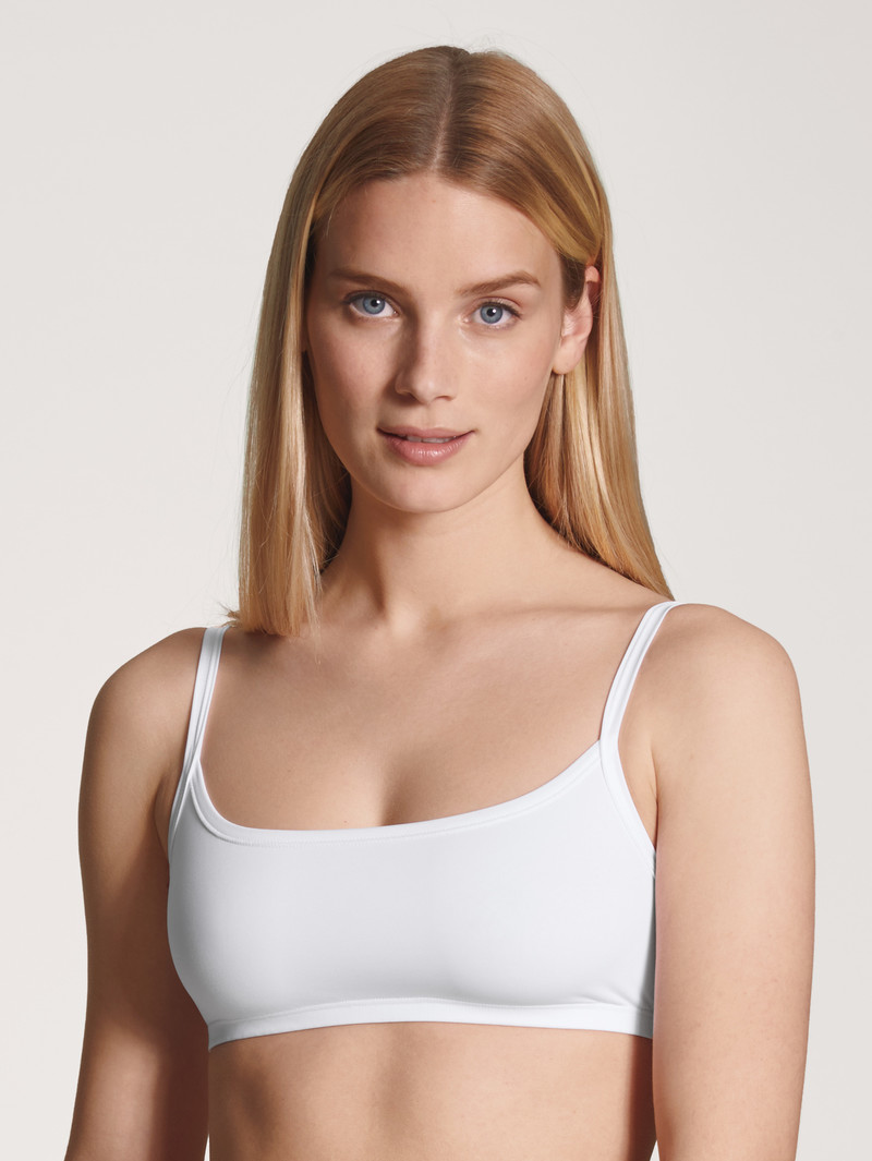 Calida Eco Sense Bustier Unterwäsche Damen Weiss | 70561-TCID