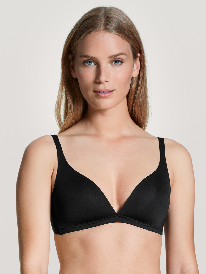 Calida Eco Sense Soft Bra Unterwäsche Damen Schwarz | 29561-XMRL