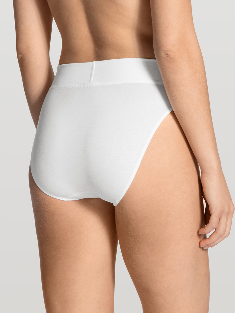 Calida Elastic Brief, High Waist Unterwäsche Damen Weiss | 38426-VISJ