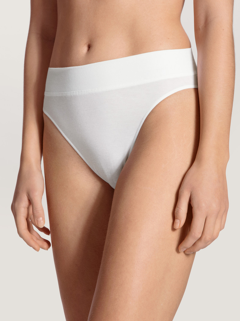 Calida Elastic Brief, High Waist Unterwäsche Damen Weiss | 38426-VISJ