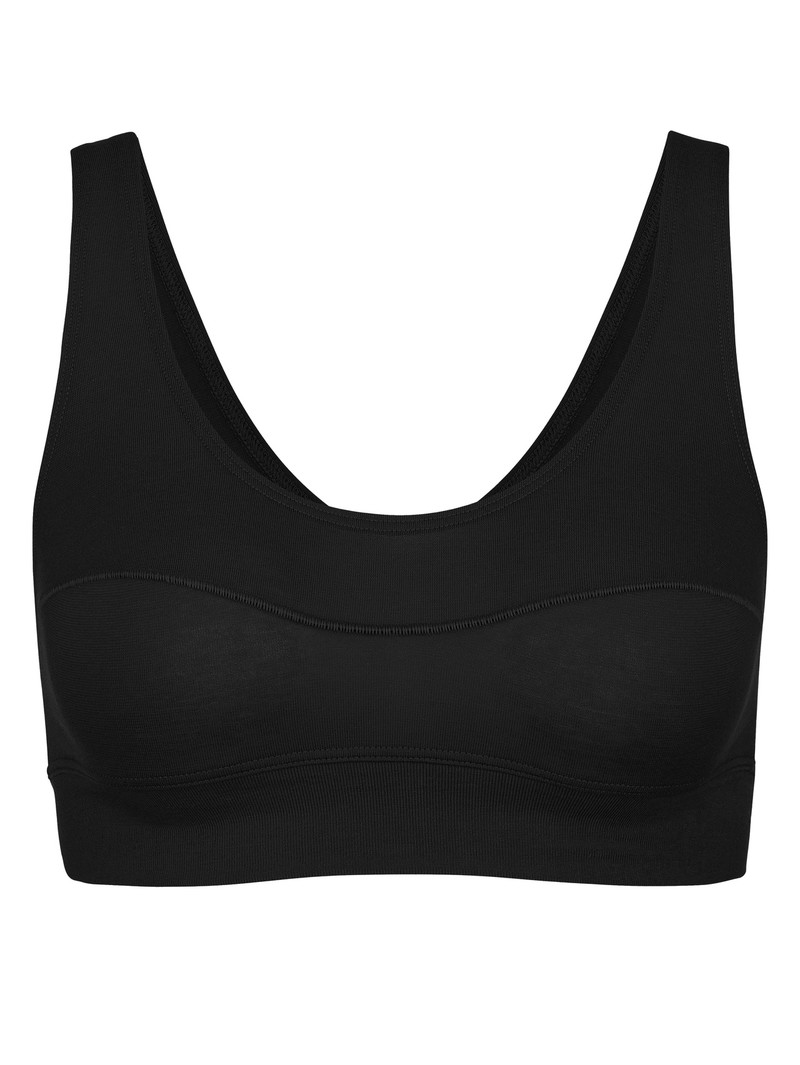 Calida Elastic Bustier Unterwäsche Damen Schwarz | 38105-GRYA