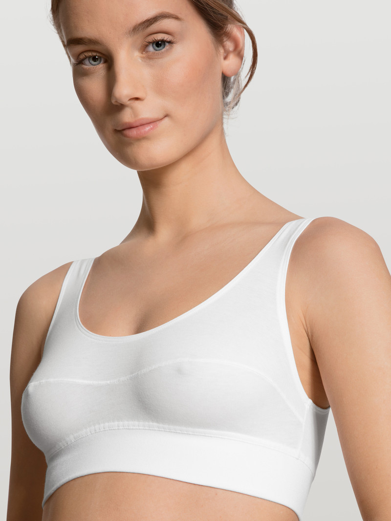 Calida Elastic Bustier Unterwäsche Damen Weiss | 41327-GOYC