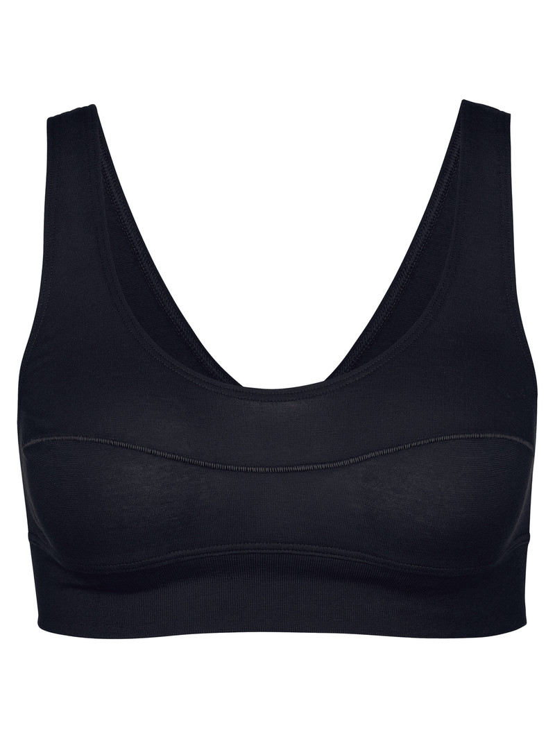 Calida Elastic Bustier Yoga Damen Dunkelblau | 68132-XNWZ