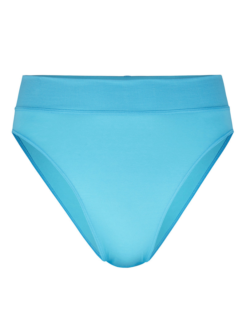 Calida Elastic Duopack Brief Soft Waistband, High Waist Unterwäsche Damen Blau | 84519-CBRM