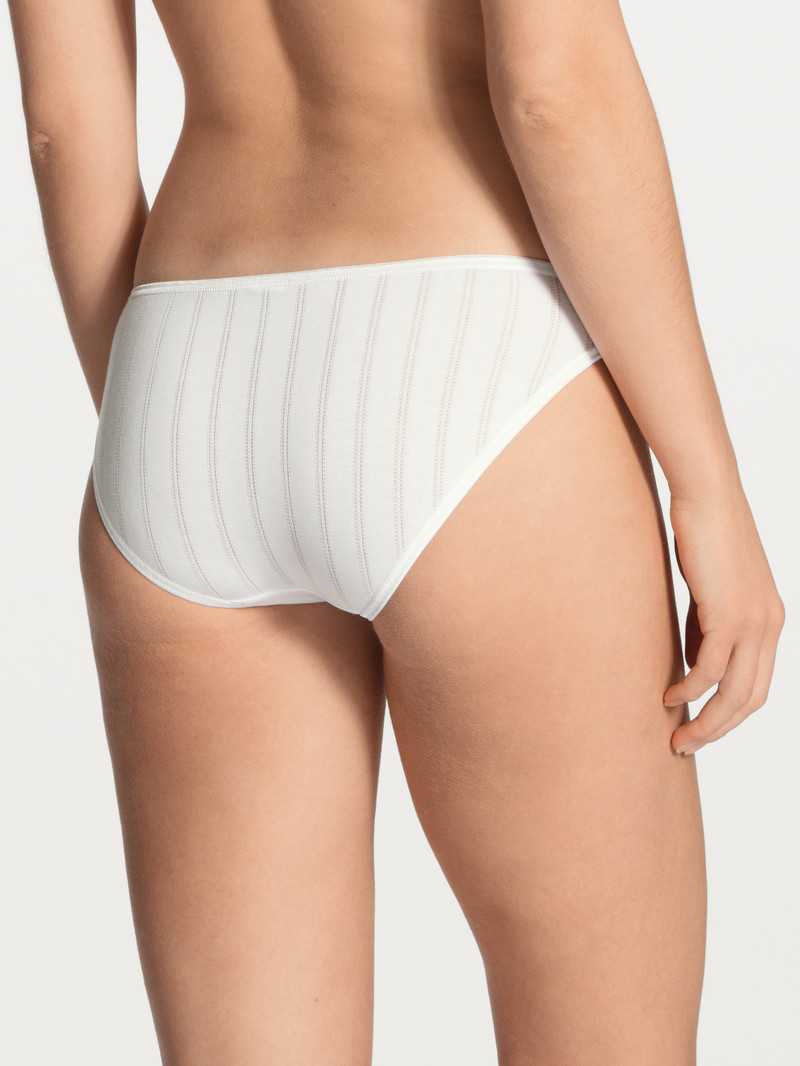 Calida Etude Toujours Brief, Low Cut Unterwäsche Damen Weiss | 05819-ZIGA