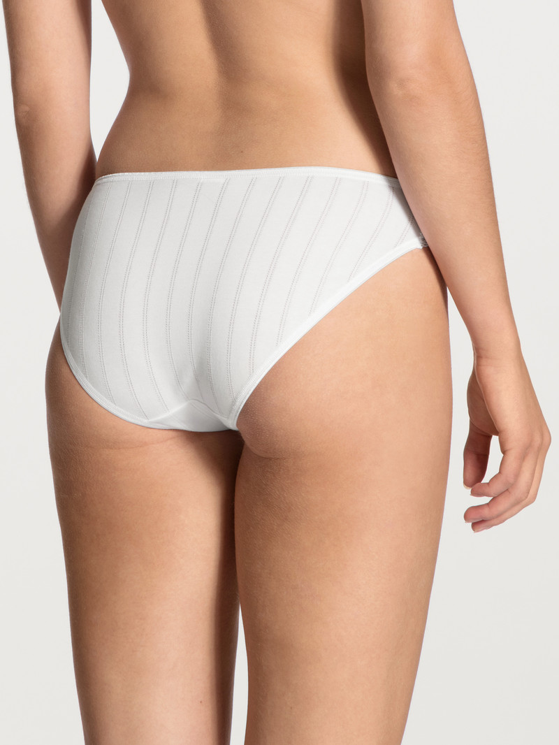 Calida Etude Toujours Brief, Regular Cut Unterwäsche Damen Weiss | 94628-AQRO