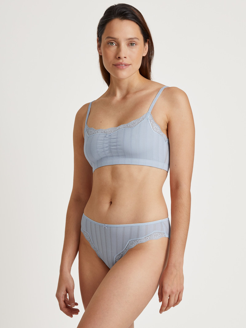 Calida Etude Toujours Brief, Regular Cut Unterwäsche Damen Arctic Ice | 59703-CIQH