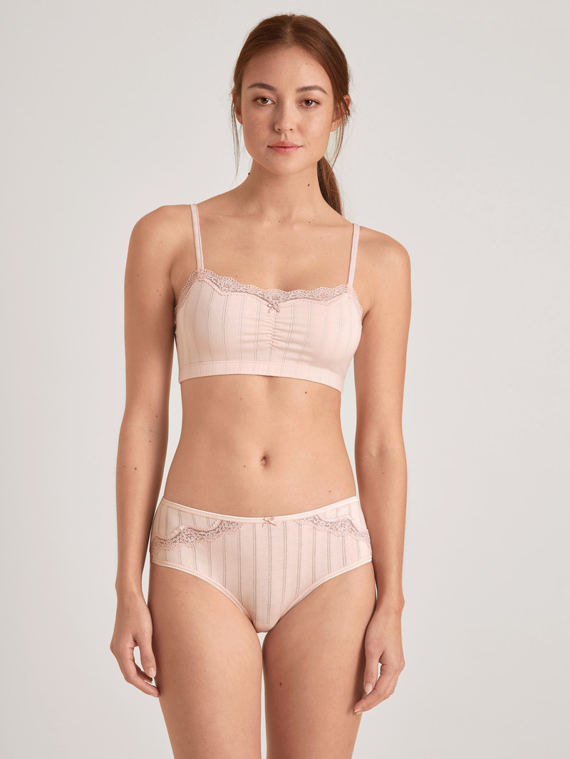 Calida Etude Toujours Bustier Unterwäsche Damen Pearl Blush | 84062-JSGV