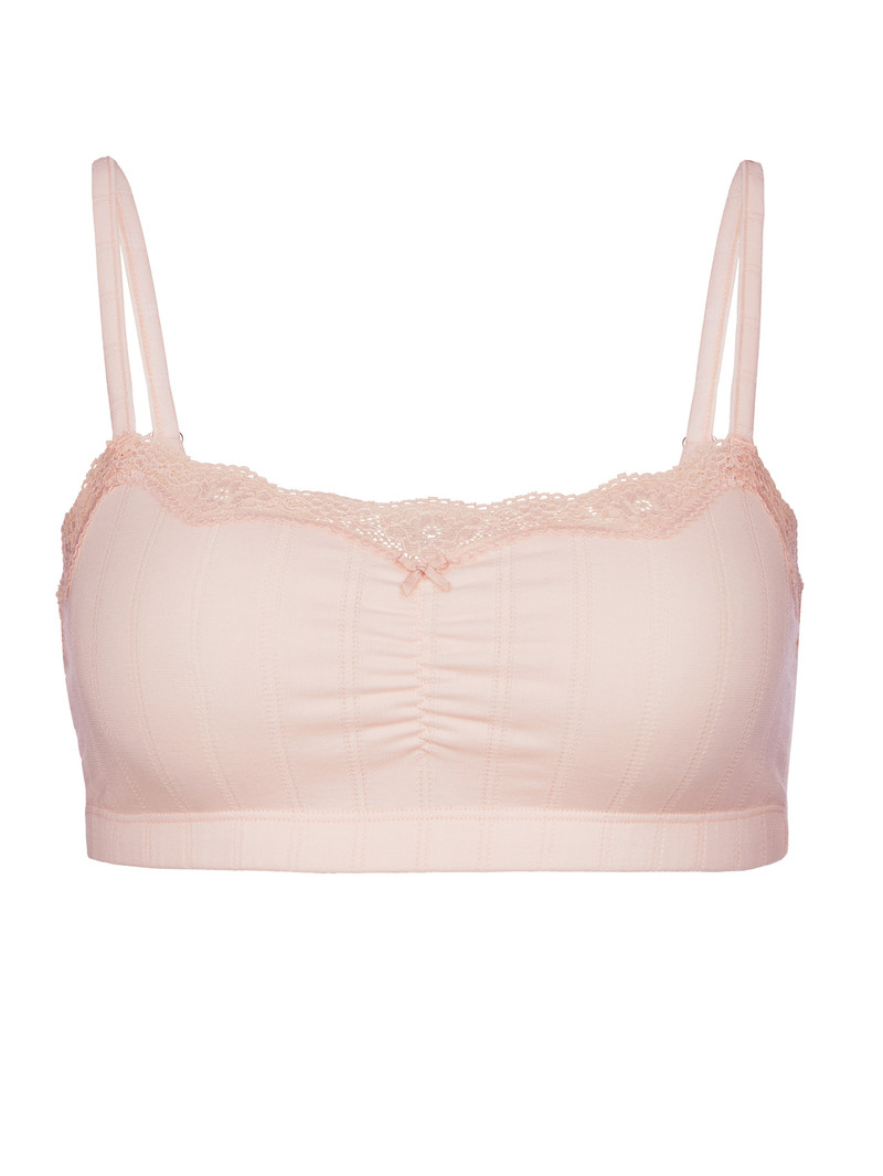 Calida Etude Toujours Bustier Unterwäsche Damen Pearl Blush | 84062-JSGV