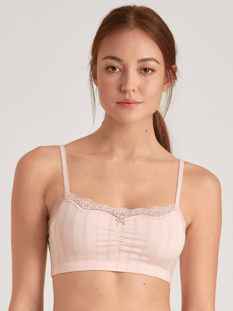 Calida Etude Toujours Bustier Unterwäsche Damen Pearl Blush | 84062-JSGV