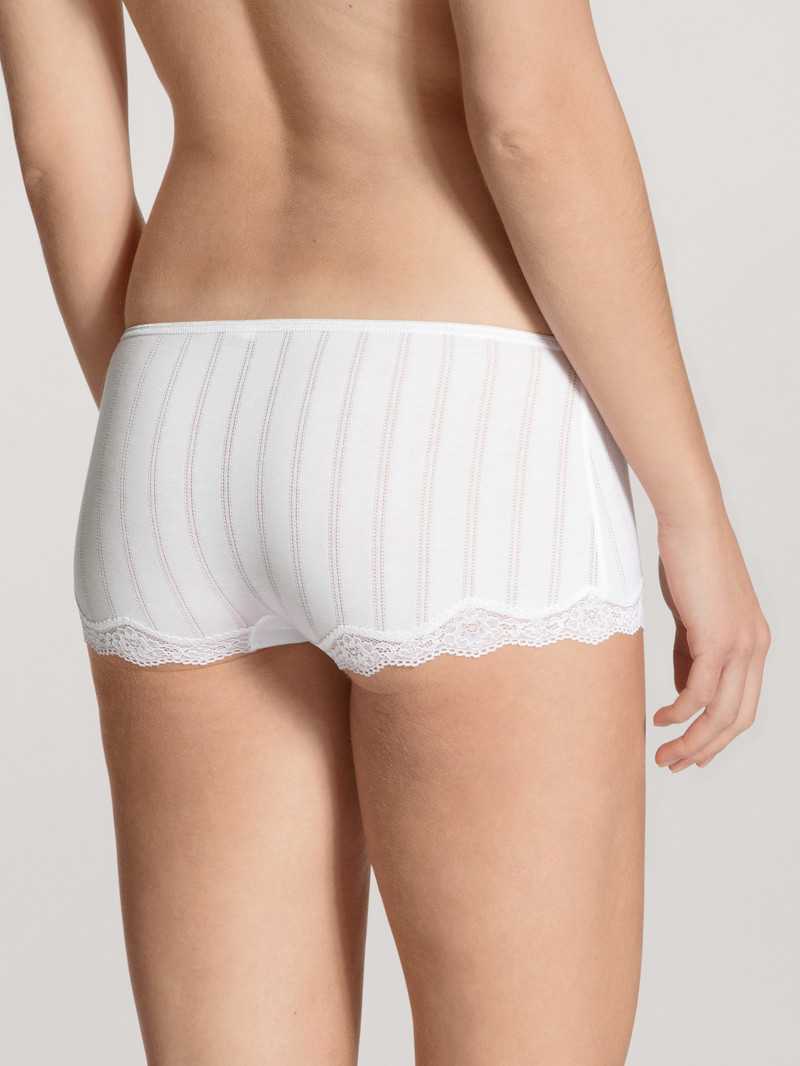 Calida Etude Toujours Panty, Low Cut Unterwäsche Damen Weiss | 46875-MHCU