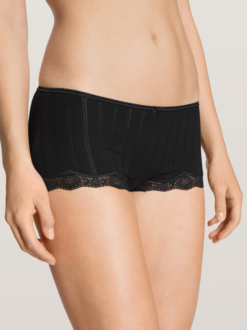 Calida Etude Toujours Panty, Low Cut Unterwäsche Damen Schwarz | 35726-OUDR