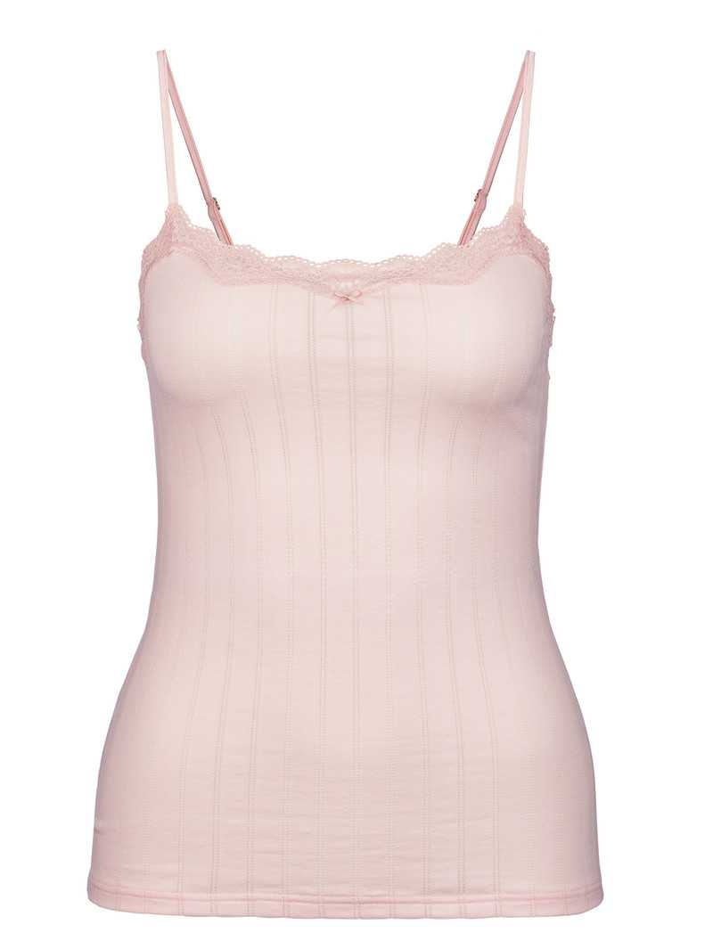 Calida Etude Toujours Spaghetti Top Unterwäsche Damen Pearl Blush | 59372-BTRK