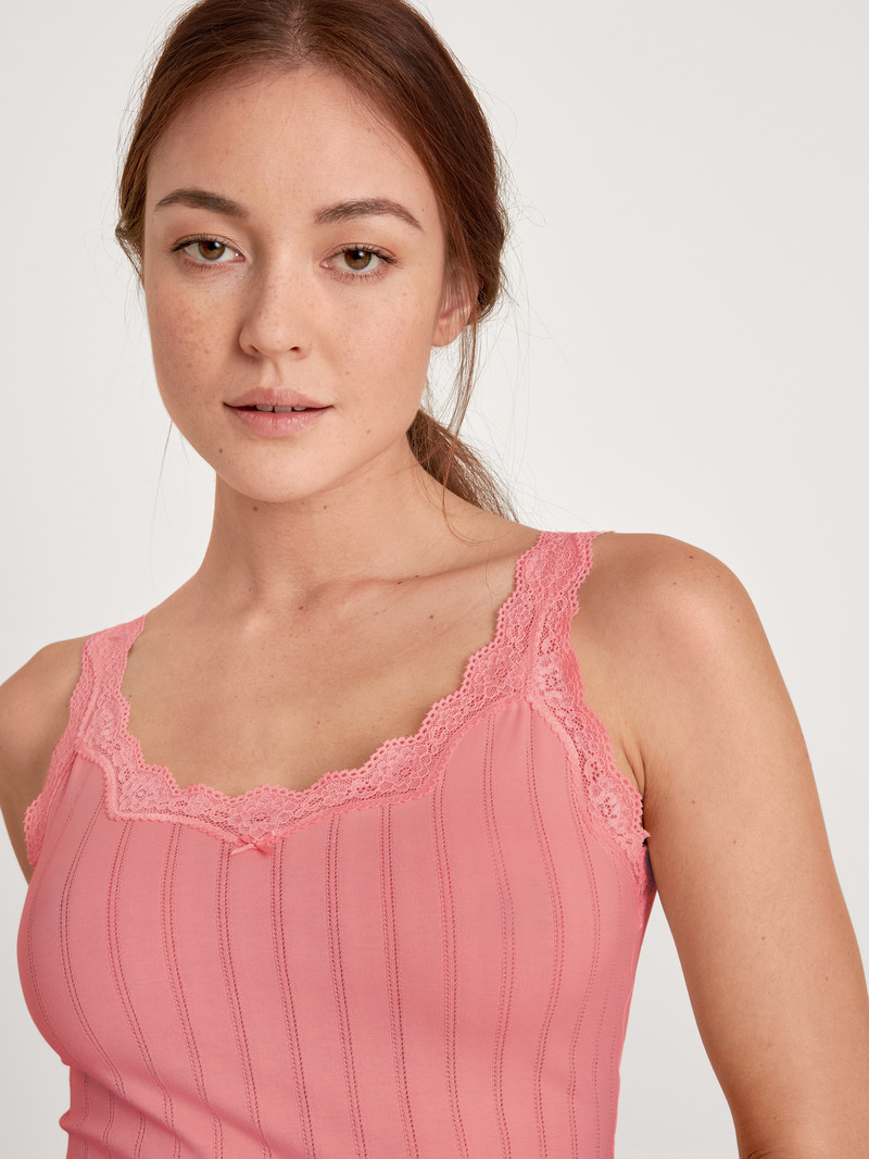 Calida Etude Toujours Tank Top Unterwäsche Damen Strawberry Ice | 93126-ZFYI