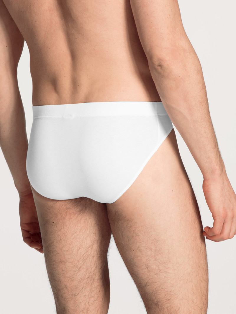 Calida Evolution Mini Brief Unterwäsche Herren Weiss | 84639-TJOF