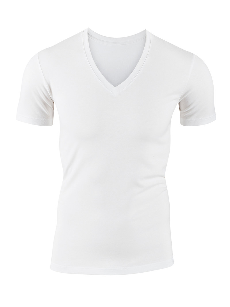 Calida Evolution V-shirt Unterwäsche Herren Weiss | 98640-VGCZ