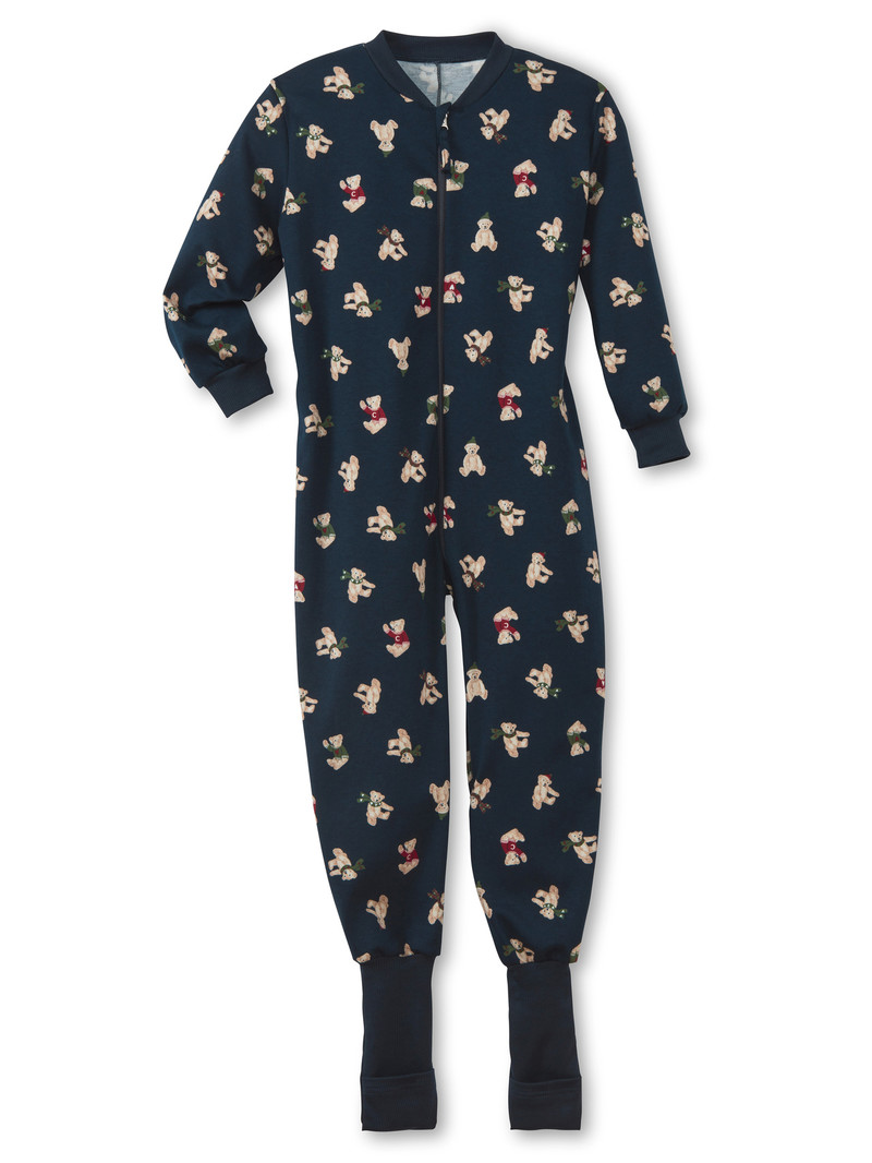 Calida Family & Friends Jumpsuit Pyjama Kinder Dunkel | 76214-BUIC