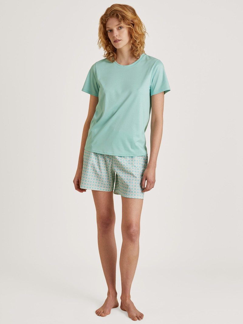 Calida Favourites Balance Shorts Loungewear Damen Blau | 91483-WEQD