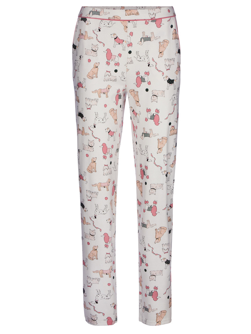 Calida Favourites Dog Pants Nachtwäsche Damen Weiß | 45790-QLZE