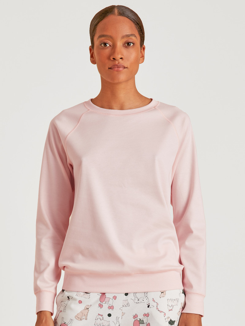 Calida Favourites Dog Shirt Long Sleeve Loungewear Damen Pearl Blush | 28156-PDUM